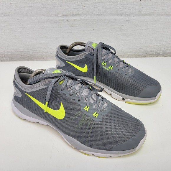 Nike Flex Supreme TR4 Volt Women’s 9 Athletic Training‎ Sneaker Shoes 823668-003 - Picture 1 of 14